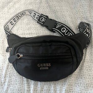 Guess Fanny Waist Belt Pack Black & White